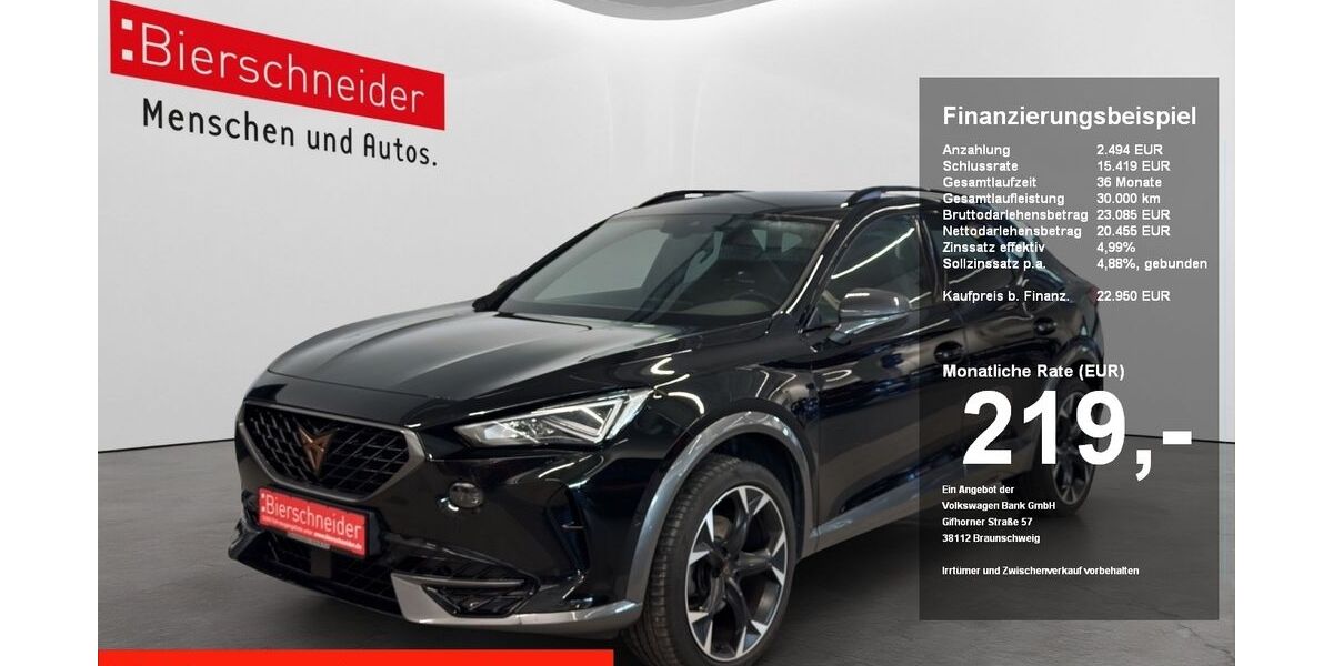 Cupra Formentor 94.665 km 22.950 &euro; Regensburg 93055