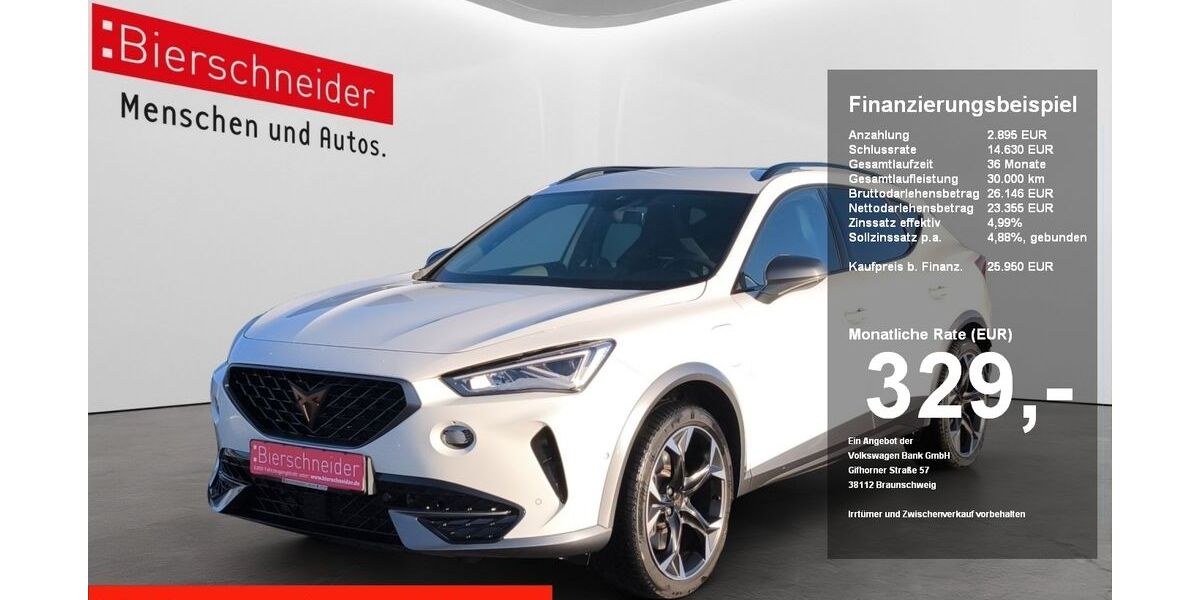 Cupra Formentor 29.030 km 25.950 &euro; Regensburg 93055