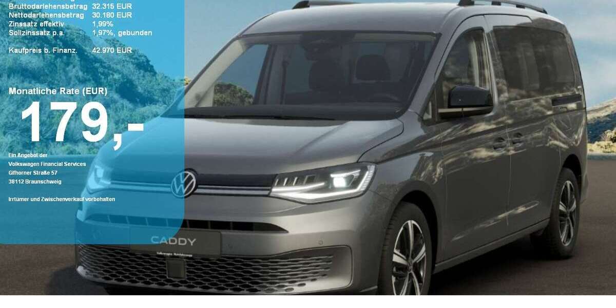 VW Caddy 4.900 km 42.970 &euro; Regensburg 93053