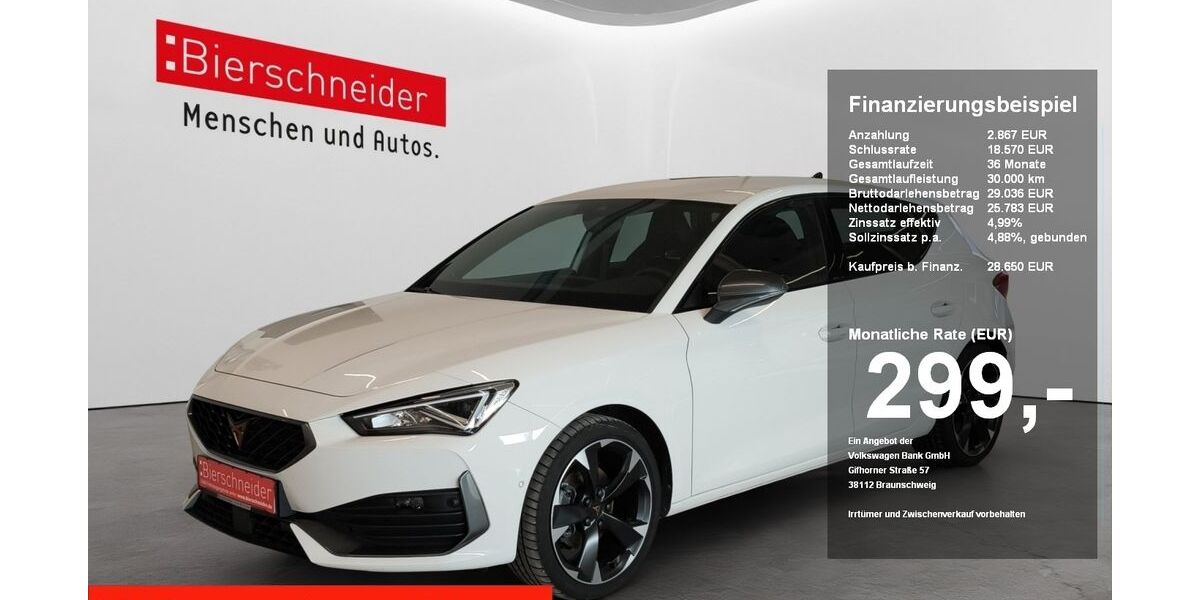 Cupra Leon 22.490 km 27.950 &euro; Regensburg 93055