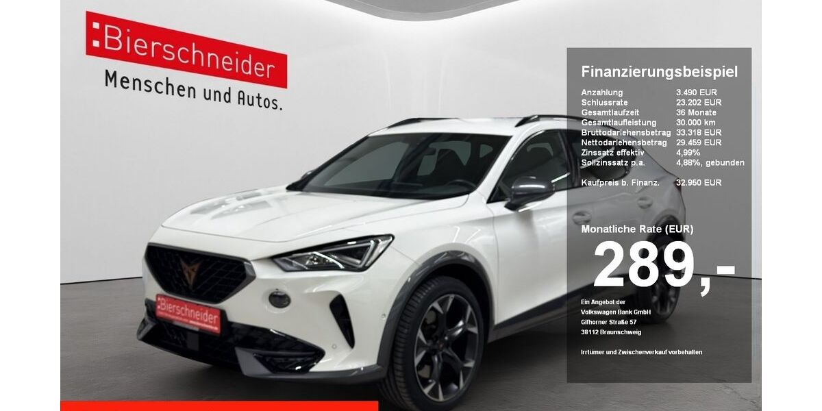 Cupra Formentor 21.915 km 32.450 &euro; Regensburg 93055