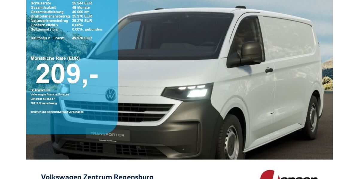 VW T7 Transporter 4.900 km 49.970 &euro; Regensburg 93053