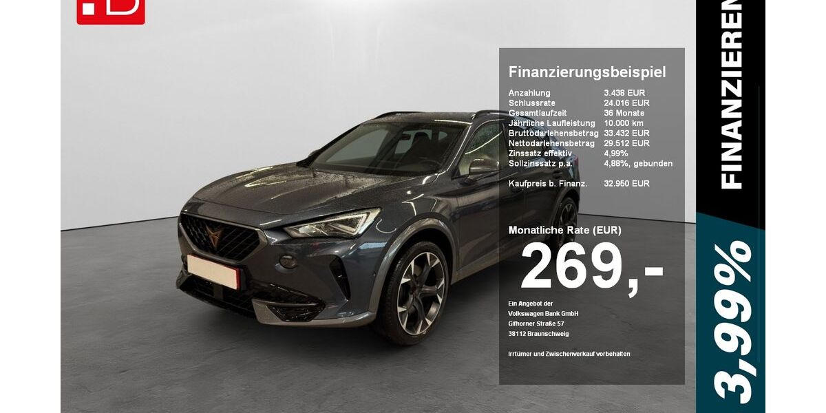 Cupra Formentor 30.525 km 32.890 &euro; Regensburg 93055