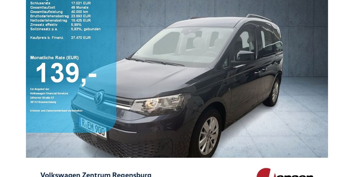 VW Caddy 9.900 km 27.470 &euro; Regensburg 93053