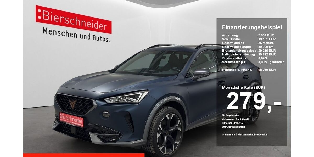 Cupra Formentor 78.835 km 28.950 &euro; Regensburg 93055
