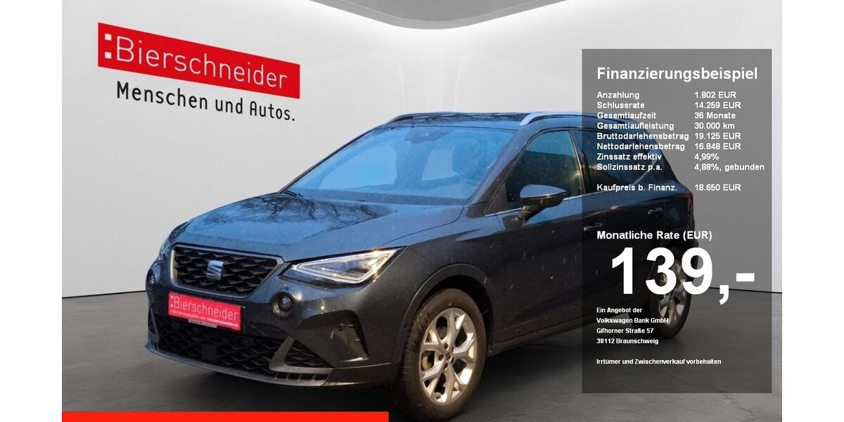 Seat Arona 25.300 km 18.650 &euro; Regensburg 93055