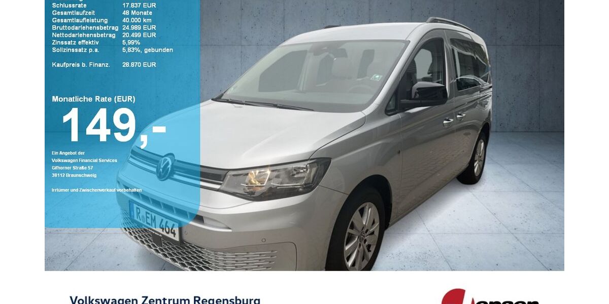 VW Caddy 9.900 km 28.870 &euro; Regensburg 93053