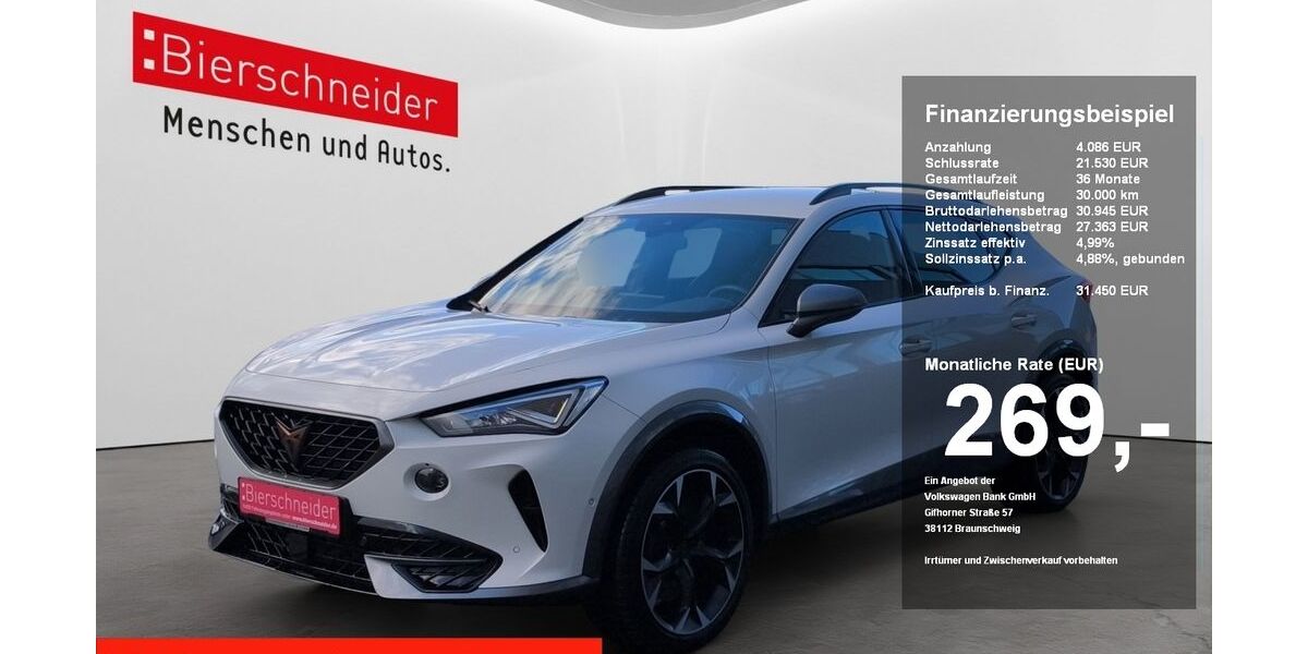 Cupra Formentor 33.025 km 30.950 &euro; Regensburg 93055