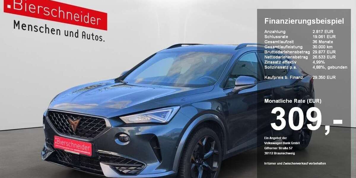 Cupra Formentor 38.615 km 29.350 &euro; Regensburg 93055