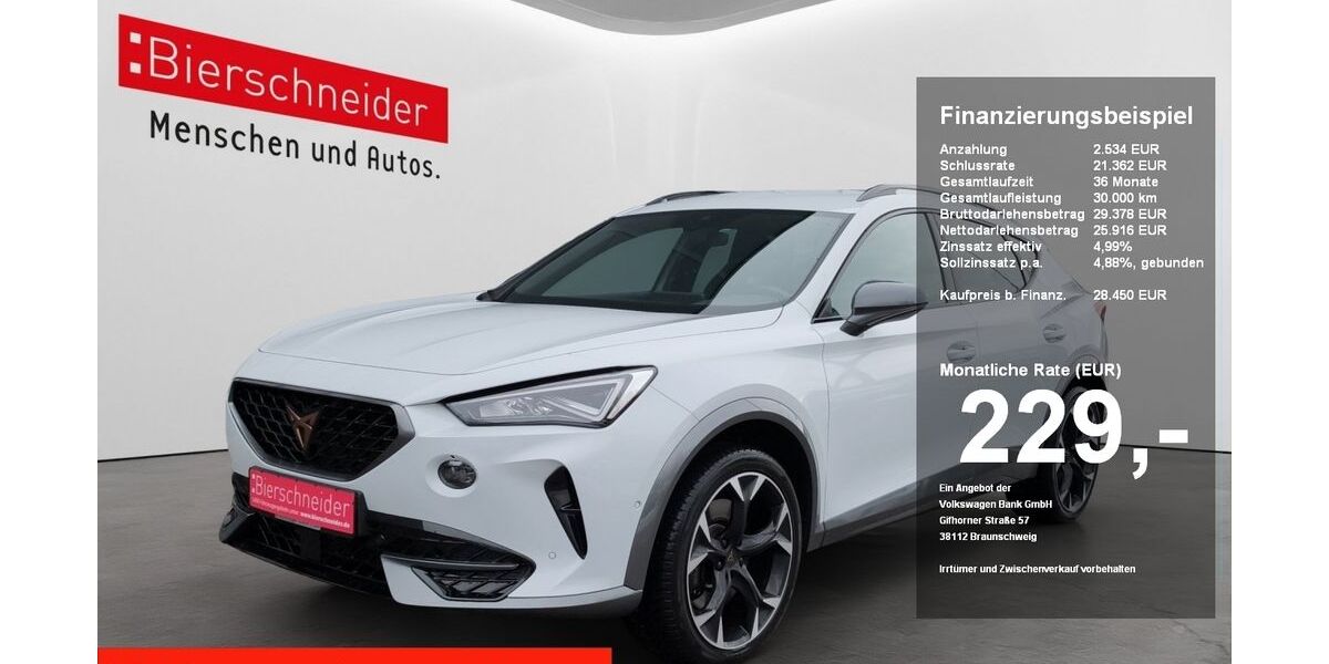 Cupra Formentor 36.600 km 27.950 &euro; Regensburg 93055