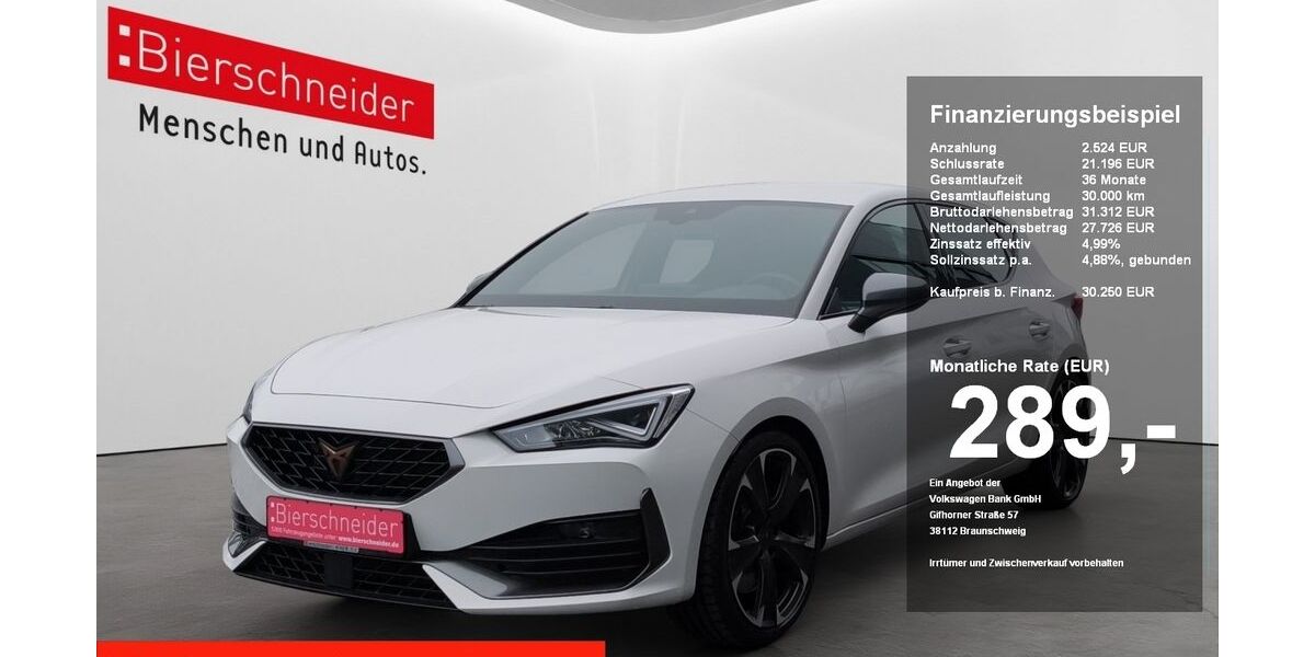Cupra Leon 18.310 km 29.950 &euro; Regensburg 93055