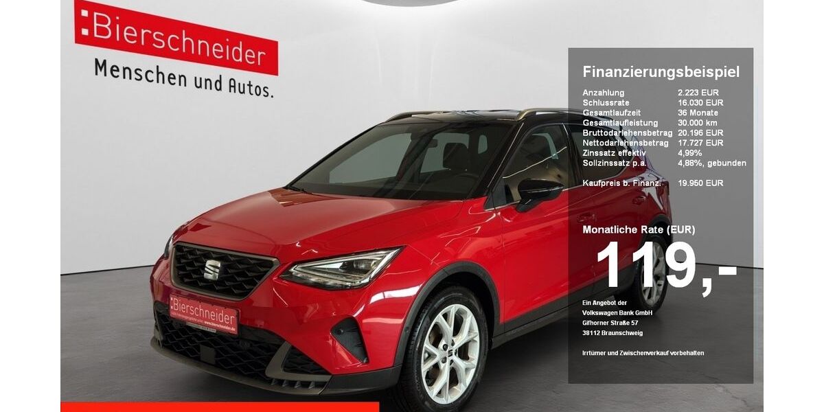 Seat Arona 21.220 km 19.950 &euro; Regensburg 93055