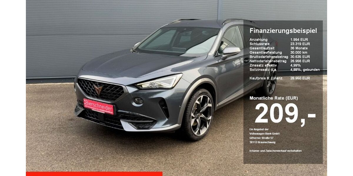 Cupra Formentor 6.500 km 28.950 &euro; Regensburg 93055