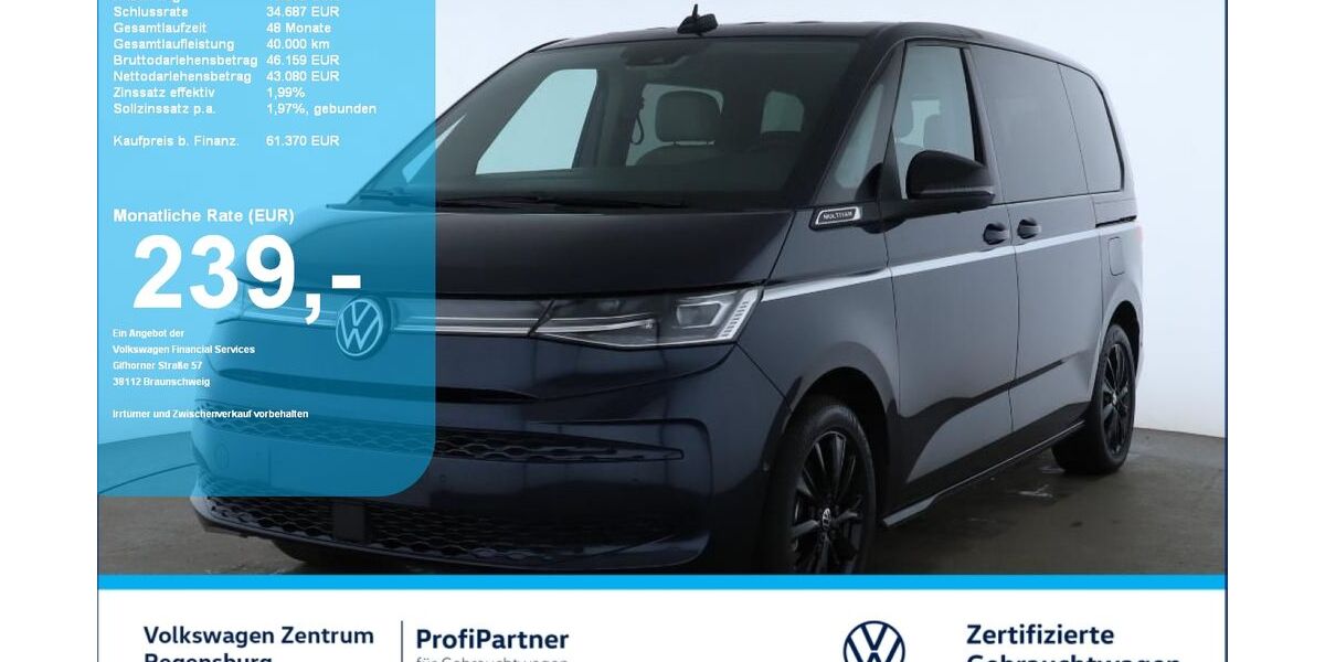 VW T7 Multivan 30.100 km 61.370 &euro; Regensburg 93053