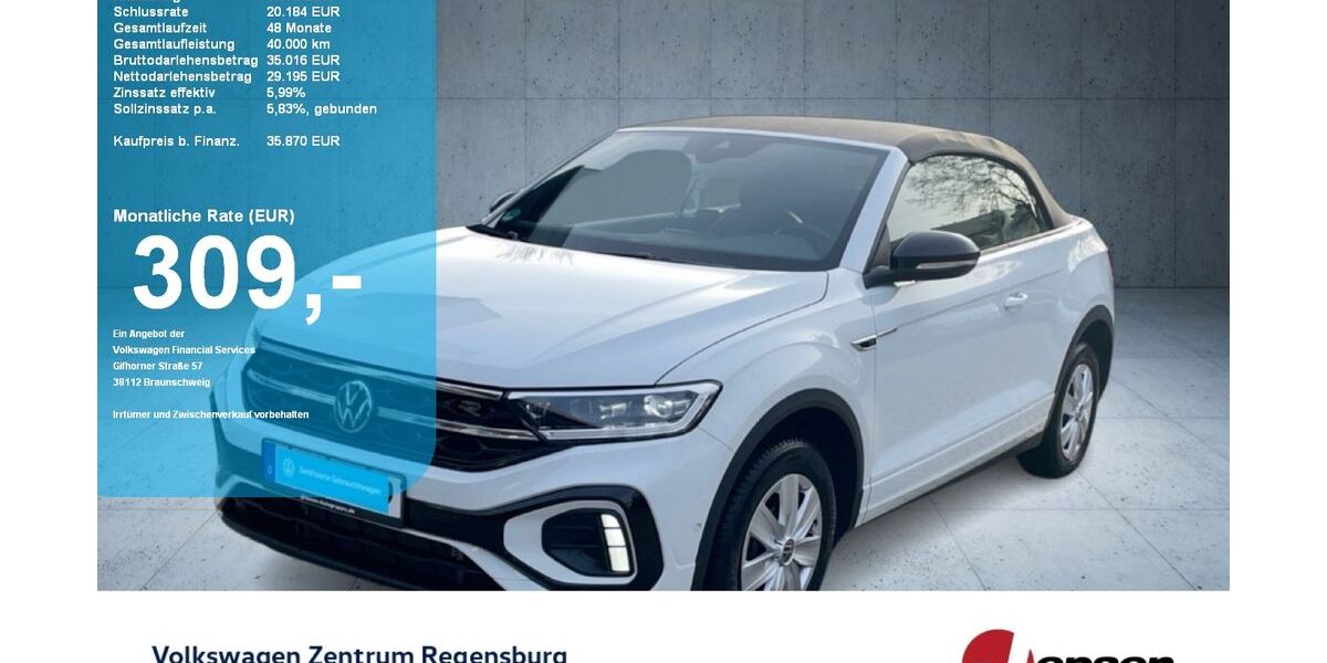 VW T-Roc 6.700 km 35.870 &euro; Regensburg 93053