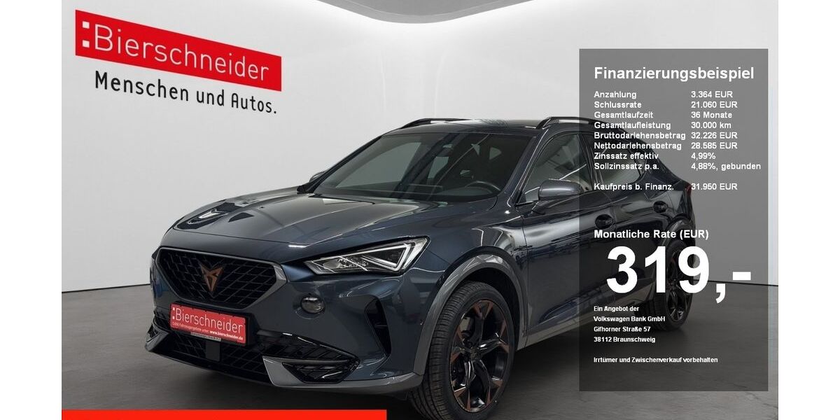 Cupra Formentor 62.895 km 31.450 &euro; Regensburg 93055